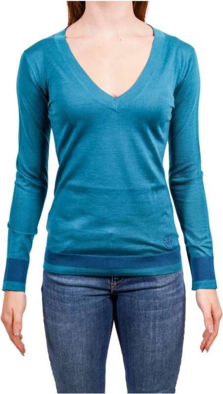 Pinko Redbull wool shirt ultrafine Groen Dames