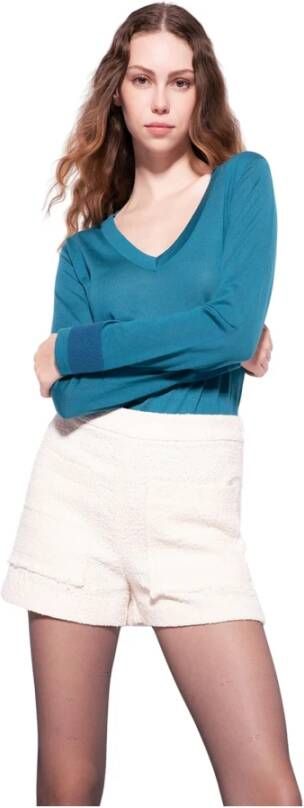 pinko V-neck Knitwear Groen Dames