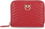 Pinko Gewatteerde Kleine Taylor Portemonnee Rood Dames - Thumbnail 3
