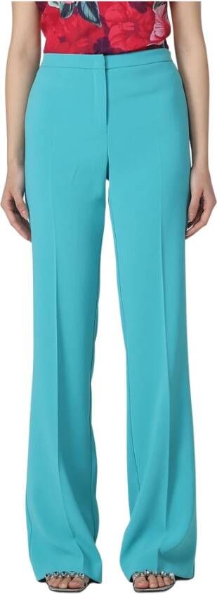 Pinko Wide Trousers Blauw Dames