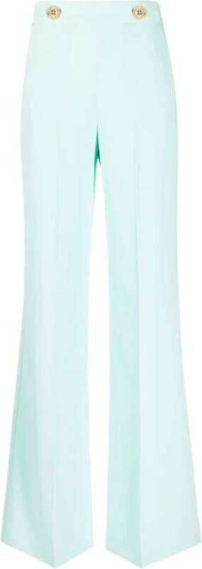 Pinko Wide Trousers Blauw Dames