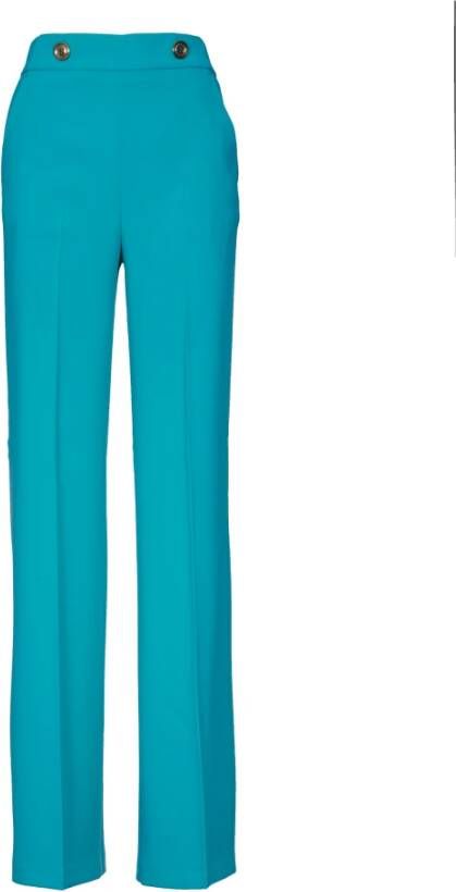Pinko Straight Trousers Green Dames