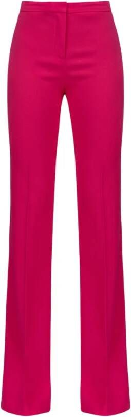 Pinko Slim-fit Trousers Roze Dames