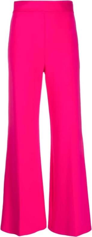 Pinko Leather Trousers Roze Dames