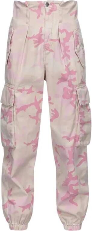 Pinko Wide Trousers Roze Dames