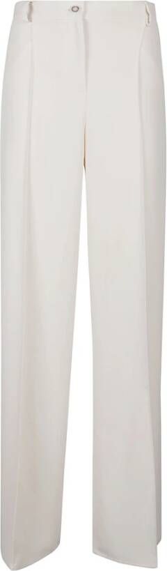 Pinko Wide Trousers Wit Dames