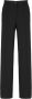 Pinko Zwarte Hoge Taille Crepe Broek Black Dames - Thumbnail 1