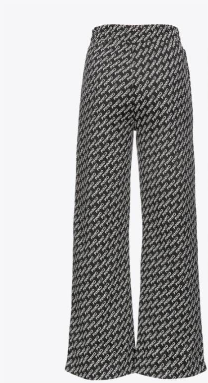 Pinko Wide Trousers Zwart Dames