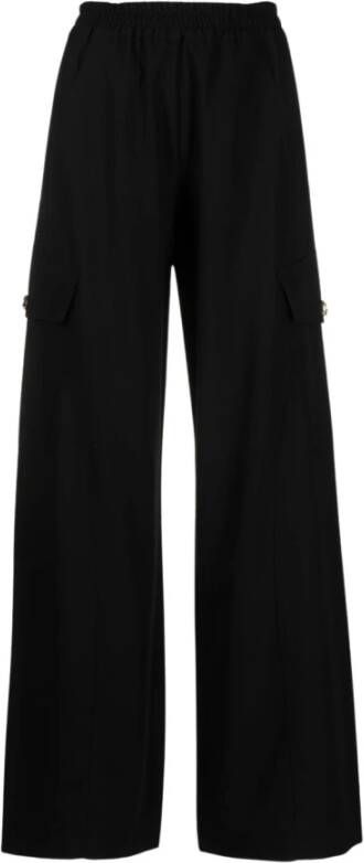 Pinko Zwarte Broek met 4 5 cm Hak Zwart Dames