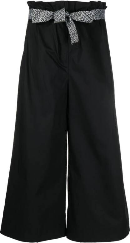 Pinko Wide Trousers Zwart Dames