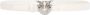Pinko Witte Leren Riem met Love Birds Diamond Cut Gesp White Dames - Thumbnail 4