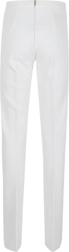 Pinko Witte Technische Crepe Spin Broek White Dames