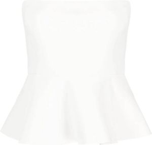 Pinko Witte Topkleding voor Vrouwen Aw23 Wit Dames