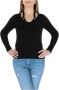 Pinko Zwarte Ronde Hals Gebreide Kleding voor Vrouwen Black Dames - Thumbnail 1