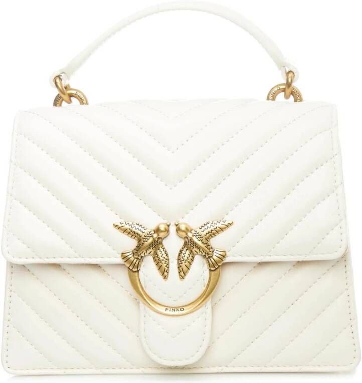 Pinko Womens Bags Handbag White Noos Wit Dames