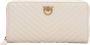 Pinko Zip leather wallet White Dames - Thumbnail 1