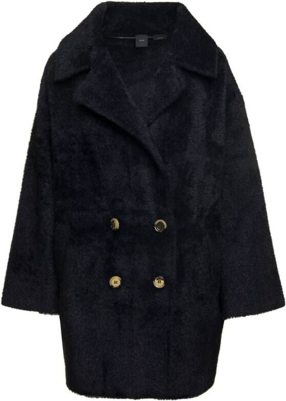 Pinko Faux Fur & Shearling Jackets Zwart Dames