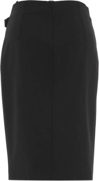 pinko Zwarte Wikkelrok voor Dames Zwart Dames