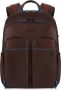 Piquadro Bruine Rugzak Brown Unisex - Thumbnail 1