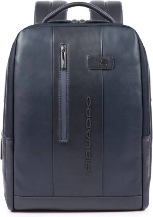 Piquadro Blauwe Laptop en iPad Rugzak Blue Heren