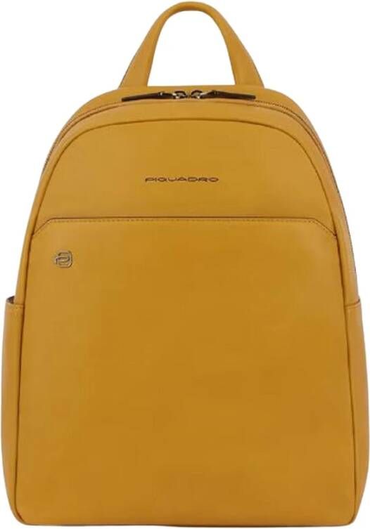 Piquadro Rugzak Yellow Unisex