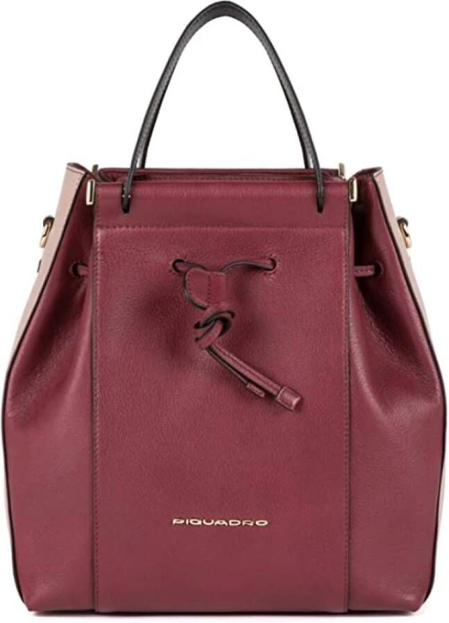 Piquadro Elegante emmertas voor vrouwen Red Dames