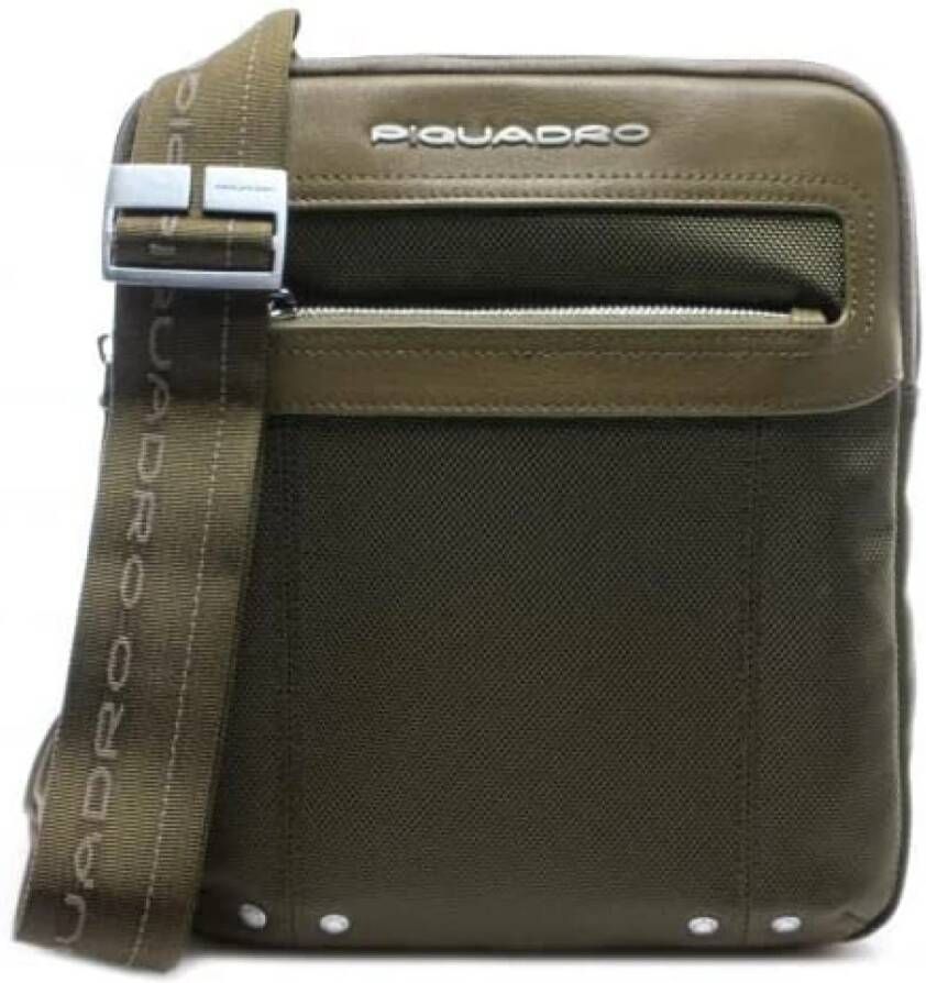 Piquadro borsa a tracolla Groen Heren