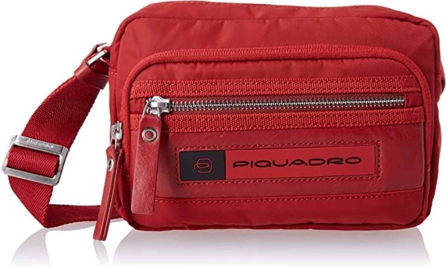 Piquadro borsa a tracolla Rood Unisex