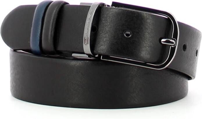 Piquadro Cintura Double Face 35 mm Zwart Heren