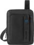 Piquadro Zwarte Organizer Tas voor iPad Mini Black Heren - Thumbnail 1