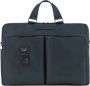 Piquadro Blauwe Laptoptas met iPad Pro Blue Heren - Thumbnail 1