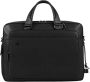 Piquadro Stijlvolle Laptop en iPad Tassen in Zwart Black Unisex - Thumbnail 1