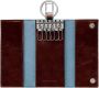 Piquadro Donkerbruine sleutelhanger met karabijnhaak Brown Unisex - Thumbnail 1