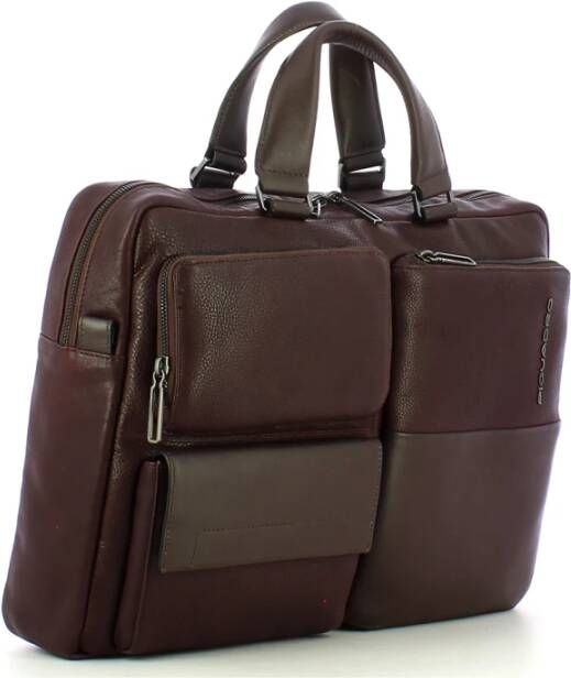 Piquadro PC Ronnie pc -map 15.6 tas Bruin Heren