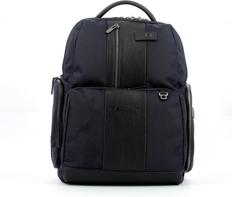Piquadro PC iPad Fast-Check Backpack met korte kabel 15.6 Zwart Heren