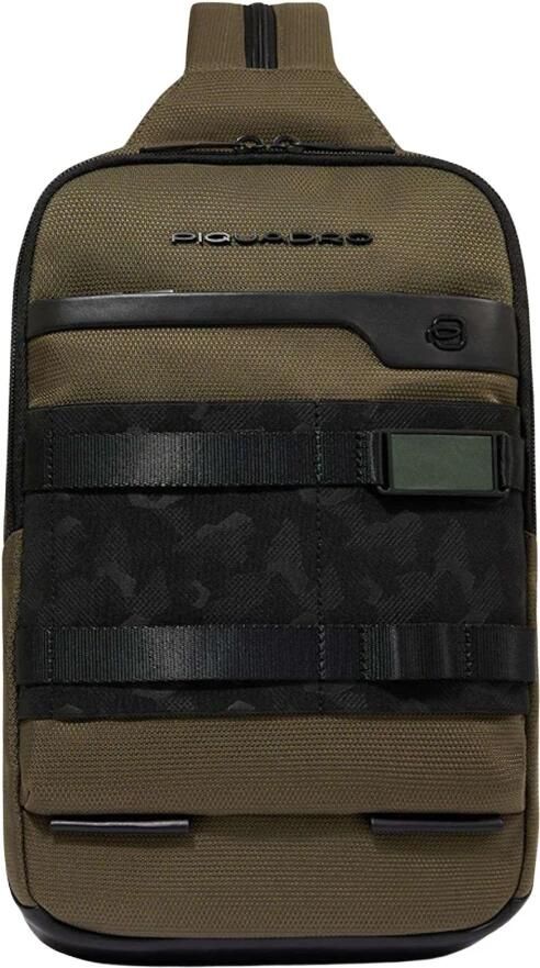 Piquadro Schoudertas Green Unisex