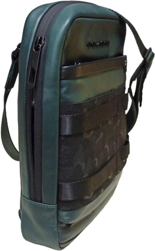Piquadro Schoudertas Green Unisex - Foto 2