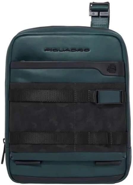 Piquadro Stijlvolle Crossbody Tas voor Dagelijks Gebruik Green Unisex - Foto 3