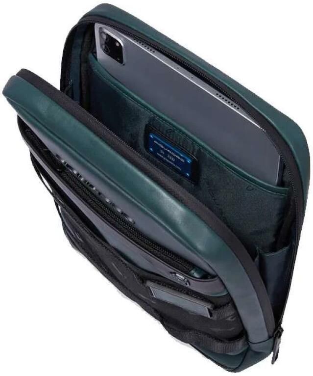 Piquadro Stijlvolle Crossbody Tas voor Dagelijks Gebruik Green Unisex - Foto 2