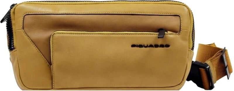 Piquadro Stijlvolle Crossbody Tas voor Dagelijks Gebruik Yellow Unisex