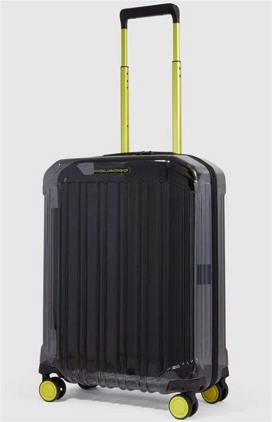 Piquadro Stijlvolle Reistrolley Tas Black Unisex