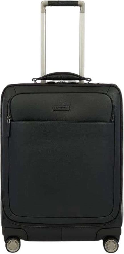 Piquadro Slanke vierwielige cabine trolley bagage Black Unisex - Foto 6