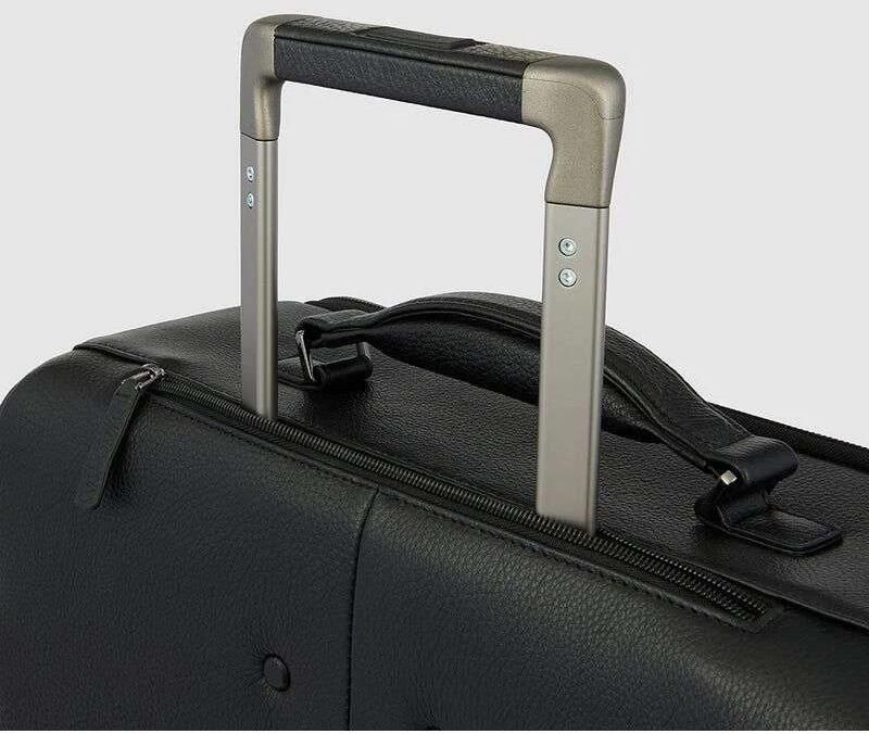 Piquadro Slanke vierwielige cabine trolley bagage Black Unisex - Foto 3