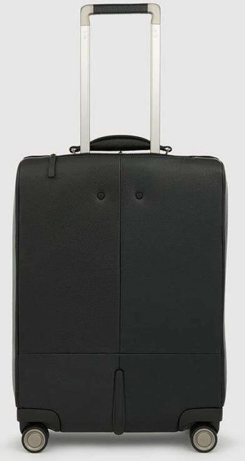 Piquadro Slanke vierwielige cabine trolley bagage Black Unisex - Foto 4