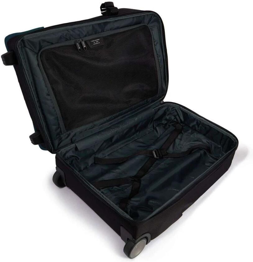 Piquadro Stijlvolle Reistrolley Tas Black Unisex