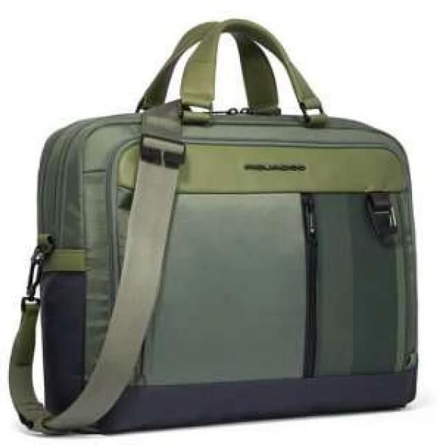 Piquadro Groene Handtas Werk Aktetas Anti-RFID Green Heren - Foto 5