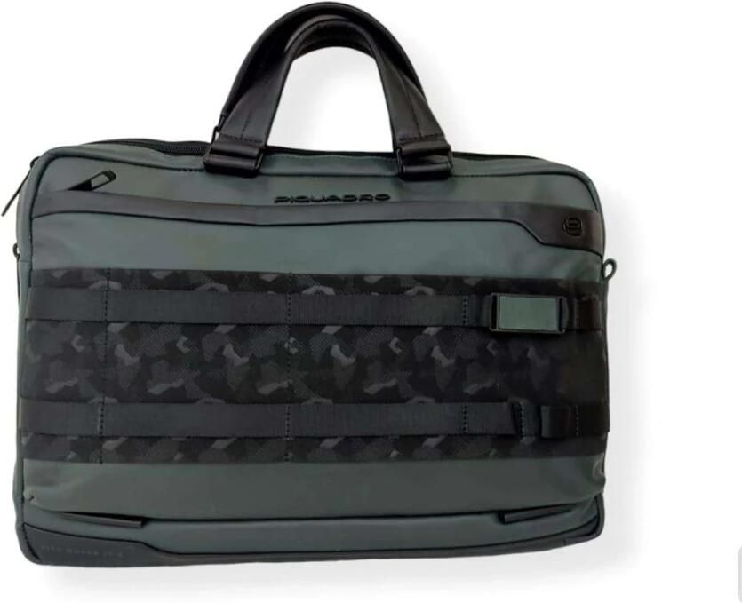 Piquadro Werk Tas Green - Foto 7