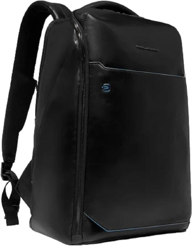 Piquadro Zwarte leren laptoptas met trolleybevestiging Black Unisex - Foto 2