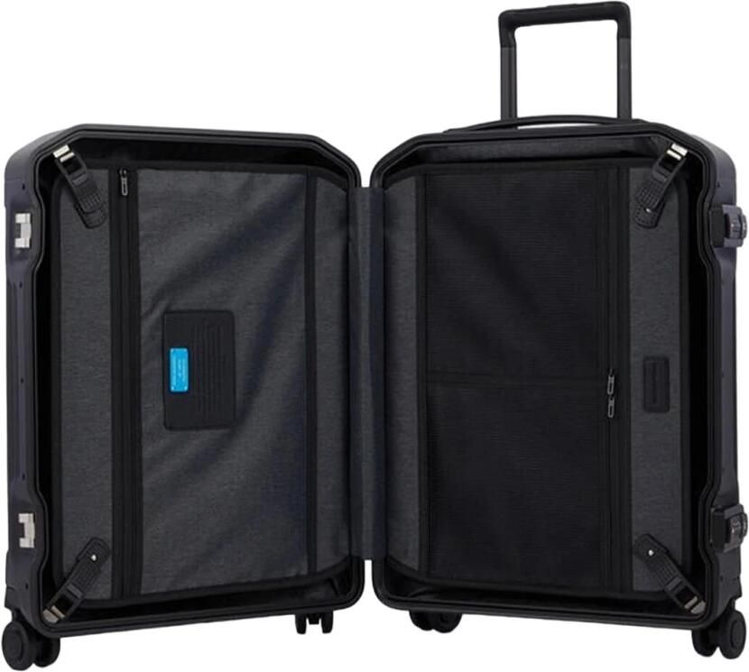 Piquadro Ultra Slim Cabin Trolley Koffer Black Heren