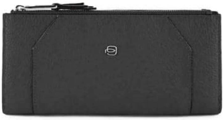 Piquadro Dames Clutch Portemonnee Black Dames